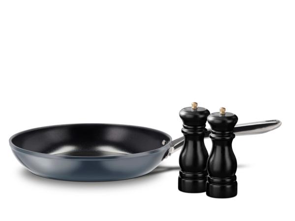 Tareq Taylor Stegepande 28 cm og salt- og peberkværnsæt 16,5 cm